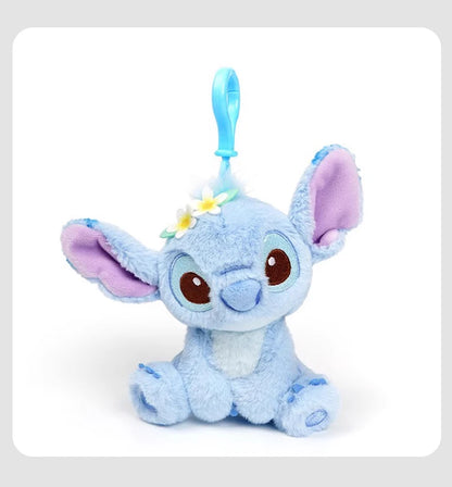 Disney Stitch Angel Toy Story Kawaii Plush Doll Cartoon Anime Stuffed Toy Keychain Pendant Toys Birthday Gift For Kids Boys Girl
