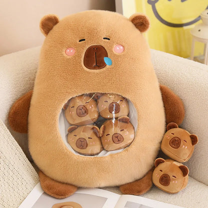 50cm Capybara Plush Pillow Cute Stuffed Animal Koala Dino Capibara Plushies Large Hug Pillow Cushion Xmas Gift