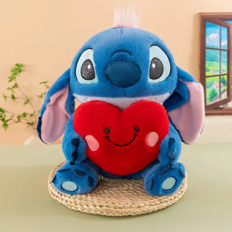 35/50/60cm Big Size Stitch Disney Anime Plush Stuffed Doll Cartoon Plush Doll Room Decoration Children's Pillow Holiday Gift