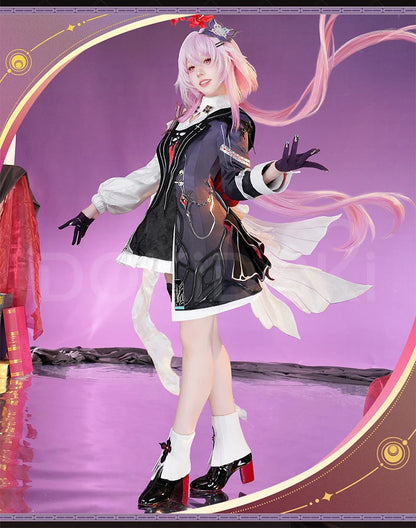 Evernight Cosplay Costume Game Honkai: Star Rail DokiDoki-R HSR March 7th SP Halloween Evernight Cosplay Costume Amphoreus