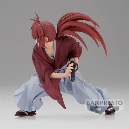 In Stock Banpresto Original Bandai Vibration Stars Rurouni Kenshin Himura Kenshin Anime Action Figure Model Boxed Toys Gifts