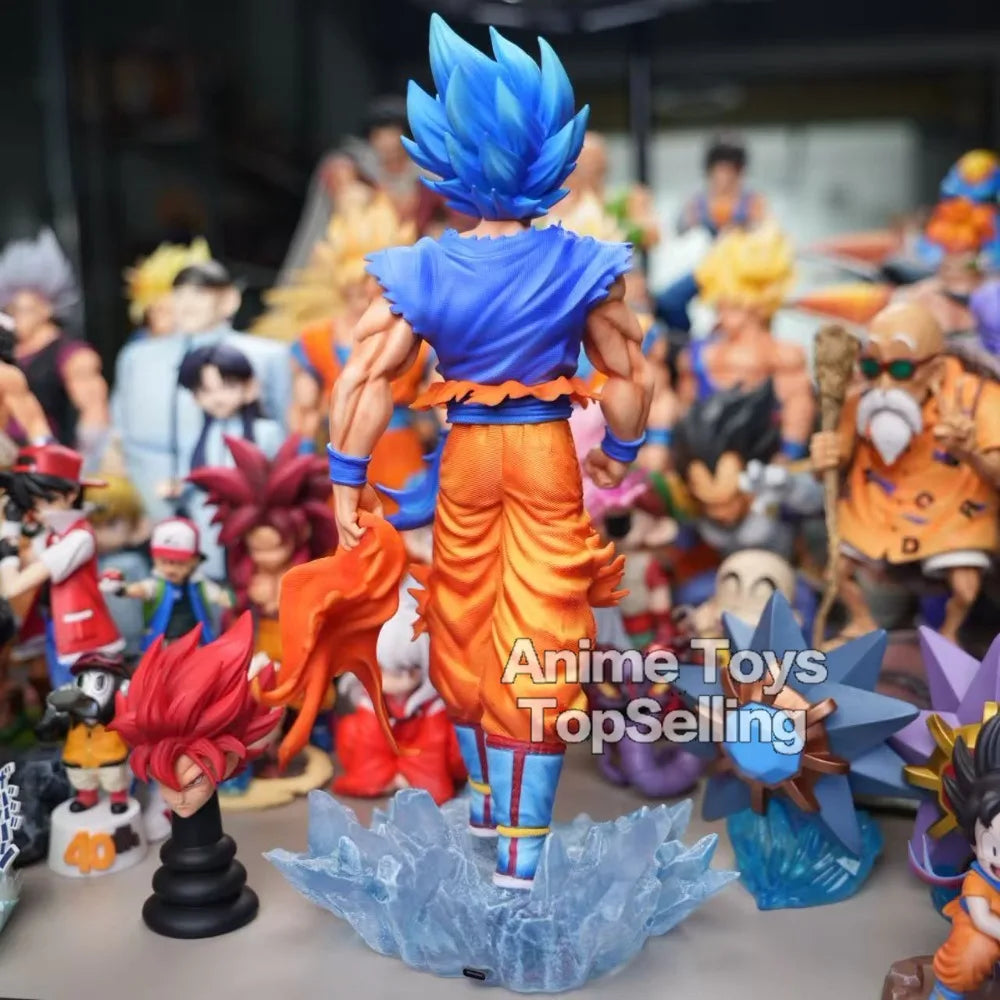 32cm/12.6in Anime Dragon Ball Z Figure Super Saiyan Goku Action Figures Pvc Statue Desktop Ornamen Collection Model Toys Gifts
