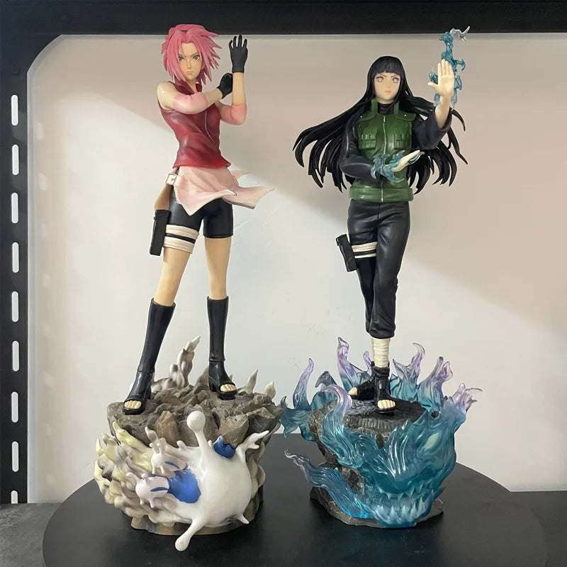 Naruto Shippuden Action Figure Battle Hyuga Hinata Figure Beautiful Girl Model Toy PVC Collectible Decoration Dolls Statue