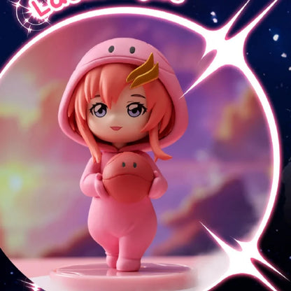 Original Bandai Pajamars Series Mobile Suit Gundam Seed Destiny Blind Box Athrun Zala Toy Cagalli Yula Athha Mystery Box Model