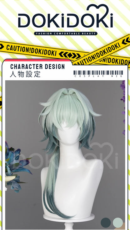 【Ready for Ship】 Anaxa Cosplay Costume Game Honkai: Star Rail DokiDoki-SR HSR Men Costume Anaxa Cosplay Wig Metal Accessory