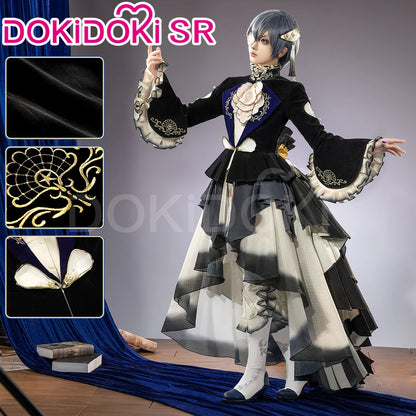 IN STOCK Ciel Phantomhive Cosplay Costume Anime DokiDoki-SR Men Halloween Costume Ciel Oyster Dress