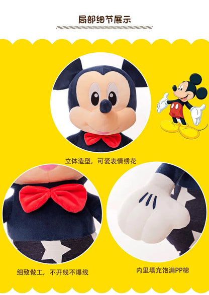 Disney 95cm Plush Star Mickey Minnie Toy Large Couple Mickey Mouse Pillow Kids Stuffed Doll Birthday Xmas Gift for Children