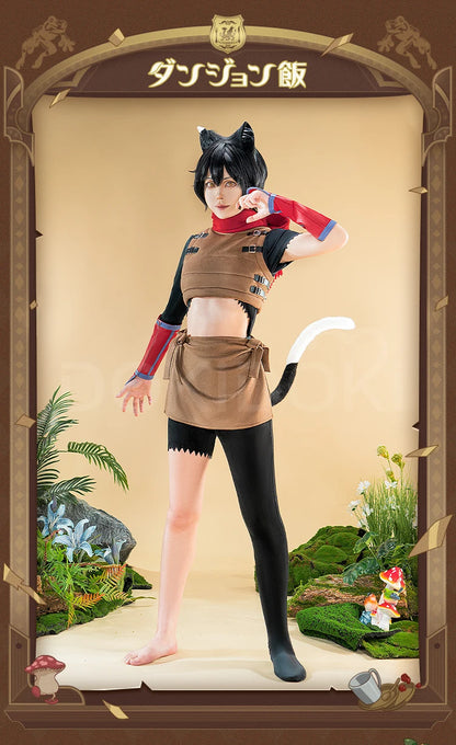 IN STOCK Izutsumi Cosplay Costume Anime Delicious in Dungeon【S-3XL】DokiDoki-R Women Costume Izutsumi Ears Plus Size