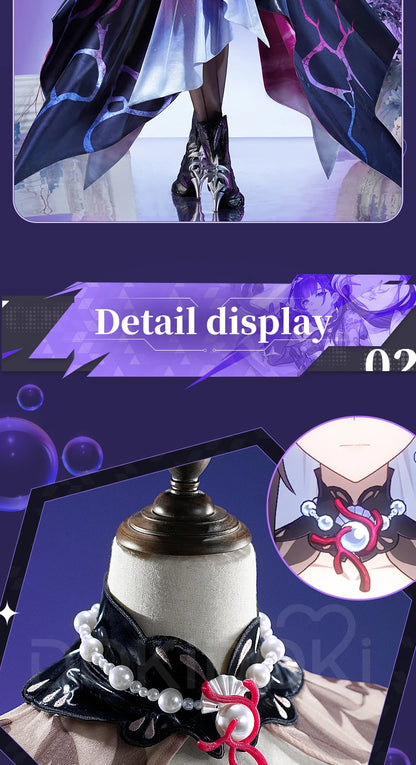 Hysilens Cosplay Costume Game Honkai: Star Rail DokiDoki-SR HSR Dress Hysilens Cosplay Halloween Costume