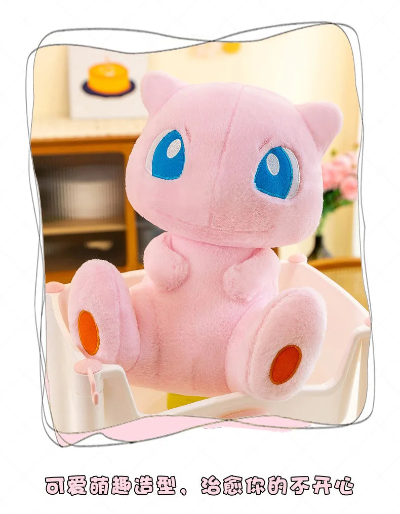45/55cm Big Size Pokemon Mew Cartoon Anime Plush Stuffed Doll Room Decoration Plushies Pillow Peluche Ornaments Children's Gifts