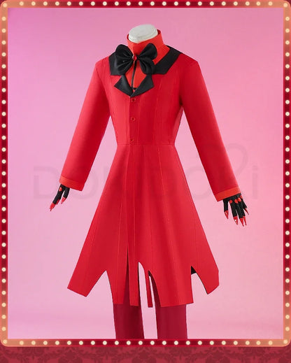 IN STOCK Alastor Lucifer Charlie Adam Cosplay Costume Anime DokiDoki-N【XS-3XL】 Halloween Costume Lucifer Cosplay Plus Size