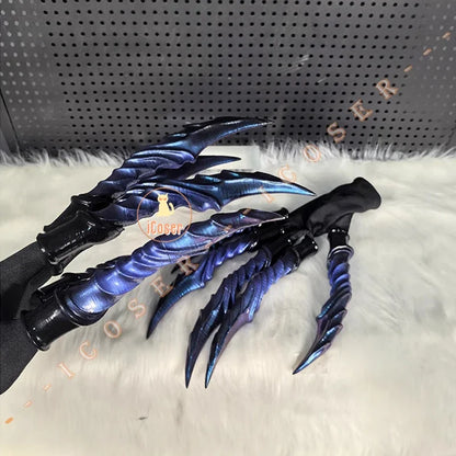 Anime Movies Nezha 2 Ao Run Cosplay Weapons Nail Props Rift Claw Tearing Space Prop Nezha Mo Tong Nao Hai Halloween Party Gifts