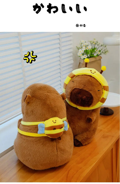 50cm Capybara Plush Simulation Capibara Anime Fluffty Toy Cute Doll Stuffed Animals Soft Doll Plush  Children's Birthday Gifts