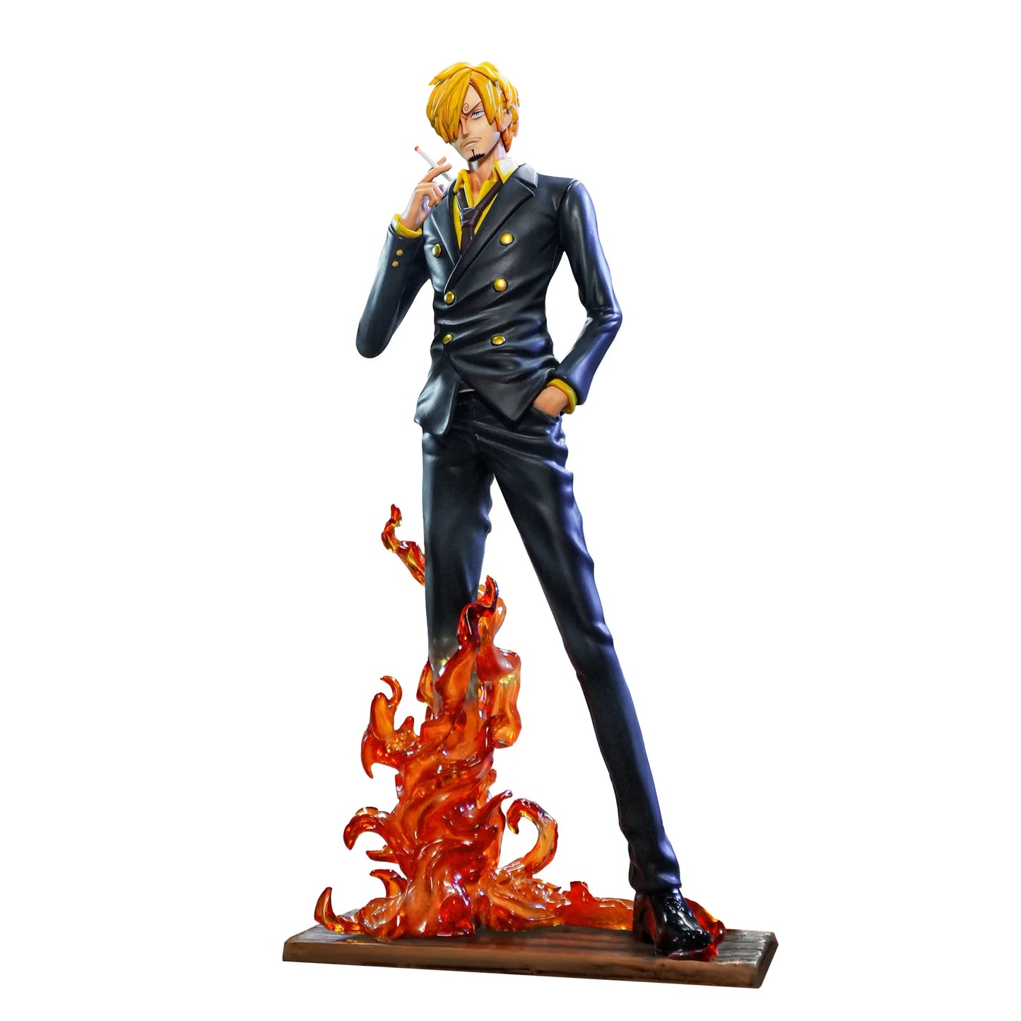 JT Sanji Anime One Piece Sanji Action Figure Devil Windleg Sanji 24cm/9.4in Pvc Statue Collection Ornament Toys Birthday Gifts