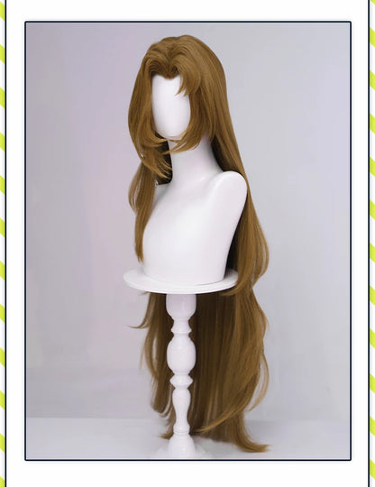 IN STOCK Rodion Ishmael Hong Lu Cosplay Wig Game DokiDoki Women Men 90cm Orange Black Long Hair Ishmael Cosplay Free Wig Cap