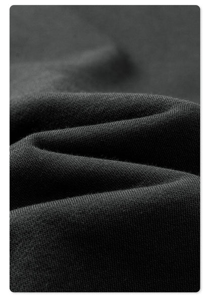 ZODF Fashion Autumn Men Solid 360gsm Sweatshirt Unisex Solid Loose Sport O Neck Pullovers Brand Clothes HY0938