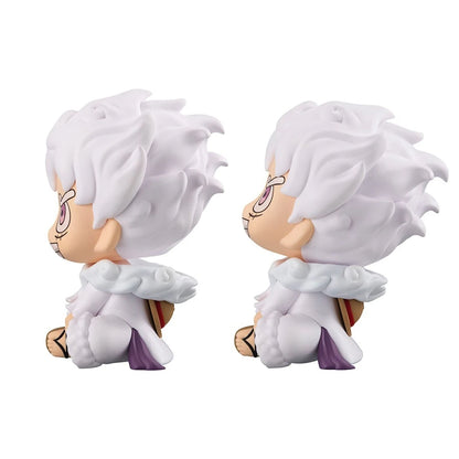 9.5cm ONE PIECE Anime Figure Look Up Gear 5 Monkey D. Luffy Action Figure Q Version Luffy Figurine PVC Collection Model Doll Toy