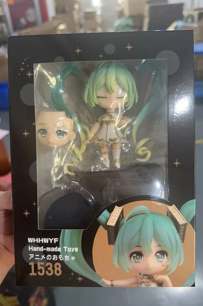 10cm #1939 Hatsune Miku Anime Figure Virtual Idol Singer #1940 Miku Action Figure PVC Collection Model Doll Christmas Toys Gifts