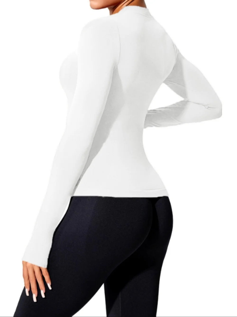 Long Sleeve Yoga Shirt for Women – Sport Top Fitness Wear Gym Running Femme Jersey