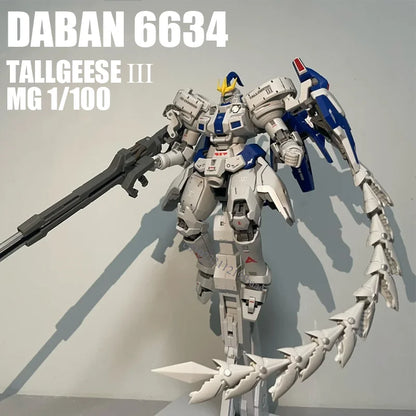 DABAN 6634 TALLGEESE 3 MG 1/100 TALLGEESE Ⅲ Toy OZ-00MS2 Assembly Model Kit Toys Action Figures Robot Mecha Kids Gifts