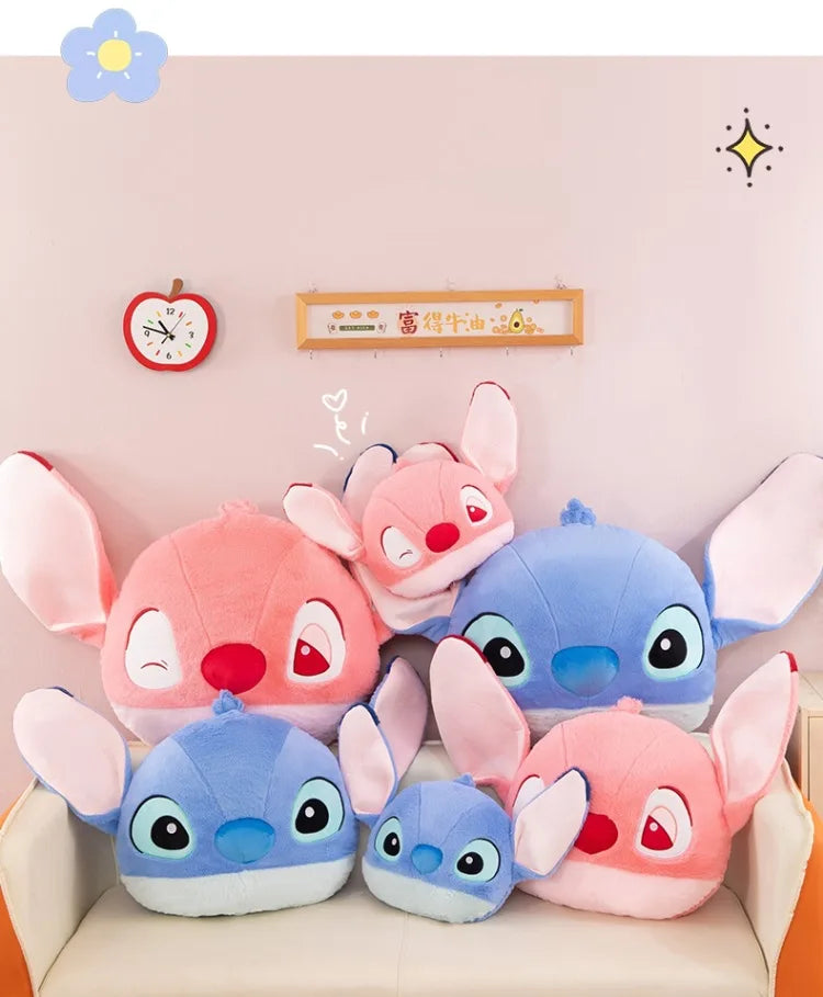 35/50/65cm Big Size Lilo & Stitch Anime Plush Stuffed Doll Kawaii Room Decoration Plushies Pillow Ornament Children Holiday Gift