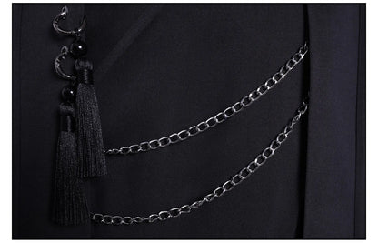 KPop Demon Hunters Saja Boys Cosplay Costume Jinu Saja Cosplay Black Robe Baby Abby Mystery Romance Outfit Halloween Women Men