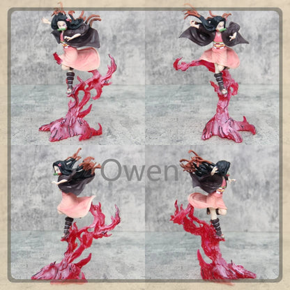 Kamado Nezuko Anime Demon Slayer: Kimetsu no Yaiba Figurine Kochou Shinobu Action Figures PVC Statue Collection Model Toys Gifts