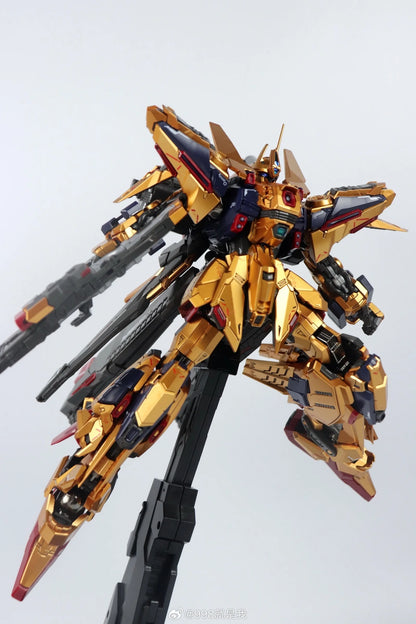 SHENMA Model Hyaku Shiki Kai MG 1/100 Golden Fighter Full Armor FA Assembly Model Kit Action Figures Plastic Model Kits Toy Gift