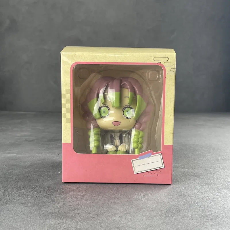 New Demon Slayer Anime Figure Q Version Wind Column Love Column Model Toy Wholesale Ghost Extingishment Blades Honny Souichi
