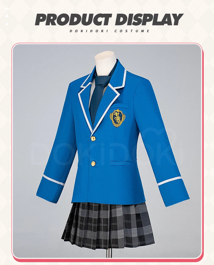 Anzu Heroine Costume Cosplay Game Ensemble Stars【S-3XL】DokiDoki-N ES Costume Women School Uniform Plus Size