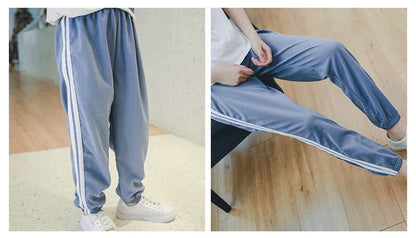 Boys Pants Girls Trousers Striped Boutique Spring Summer Fall Children Clothes Kids Pants Casual Toddler 3 to 4 5 6 7 8 9 Years