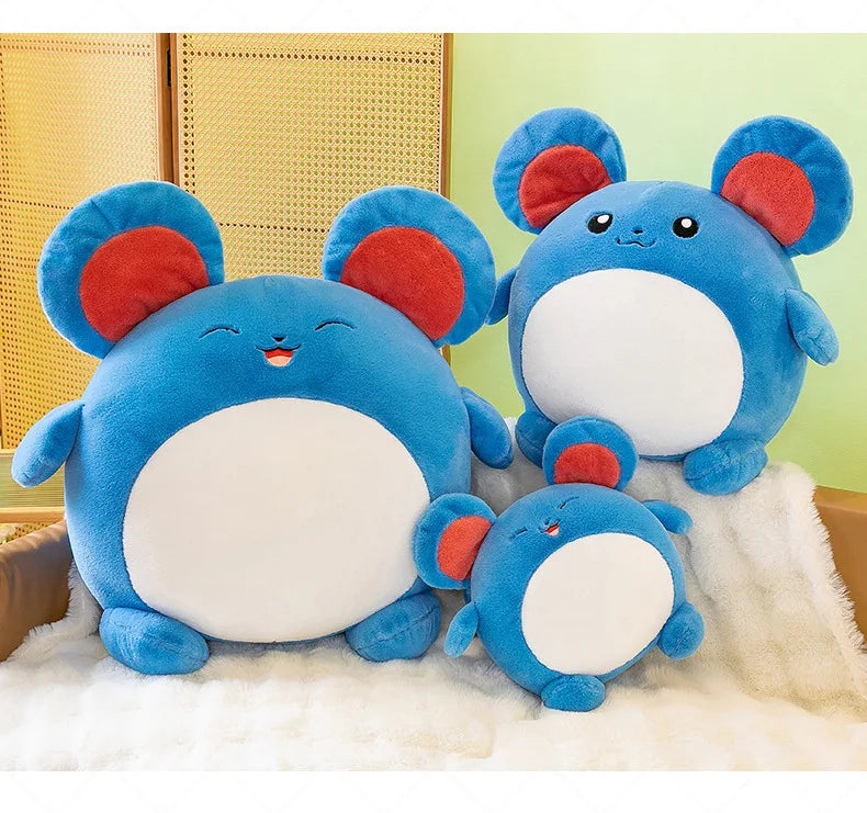 35/55/75cm Azumarill Pokemon Large Plush Toy Anime Doll Cute Giant Pokémon Cute Cartoon Stuffed Plushie Pillow Gift for Children