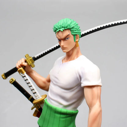 25cm Anime One Piece Roronoa Zoro PVC Figure Statue Collectible Model Toy Gift