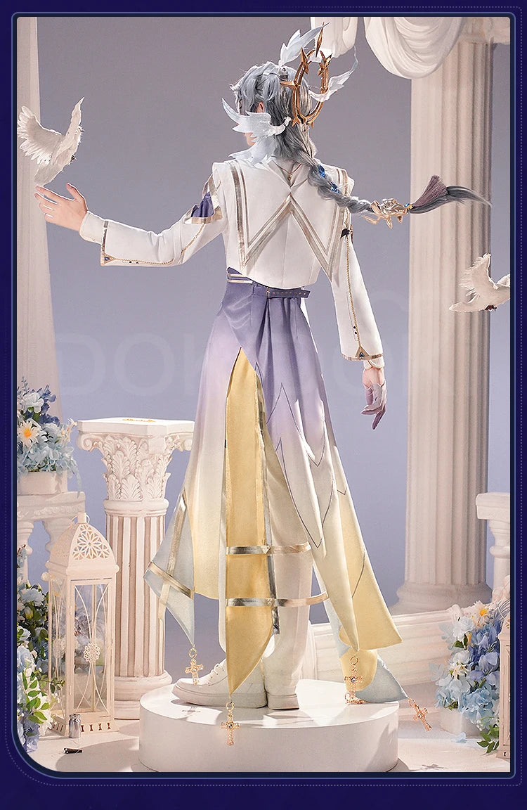 Sunday Doujin Cosplay Costume Game Honkai: Star Rail Cosplay DokiDoki-SR Men HSR Sunday The Glorious Mysteries Halloween Cosplay