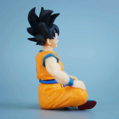 11cm Anime Dragon Ball Goku PVC Action Figure Statue Desktop Ornament Model Toy Gift