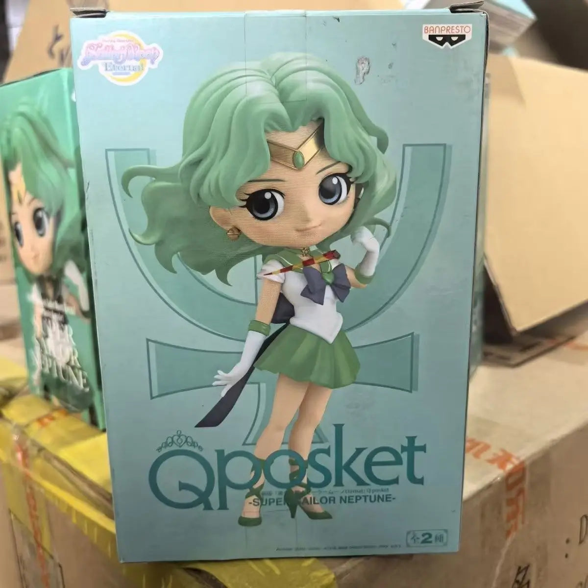 100% Original Bandai In Stock Sailor Moon Action Figuarts Qposket Aino Minako Super Sailor Mercury Collectible Model Ornaments