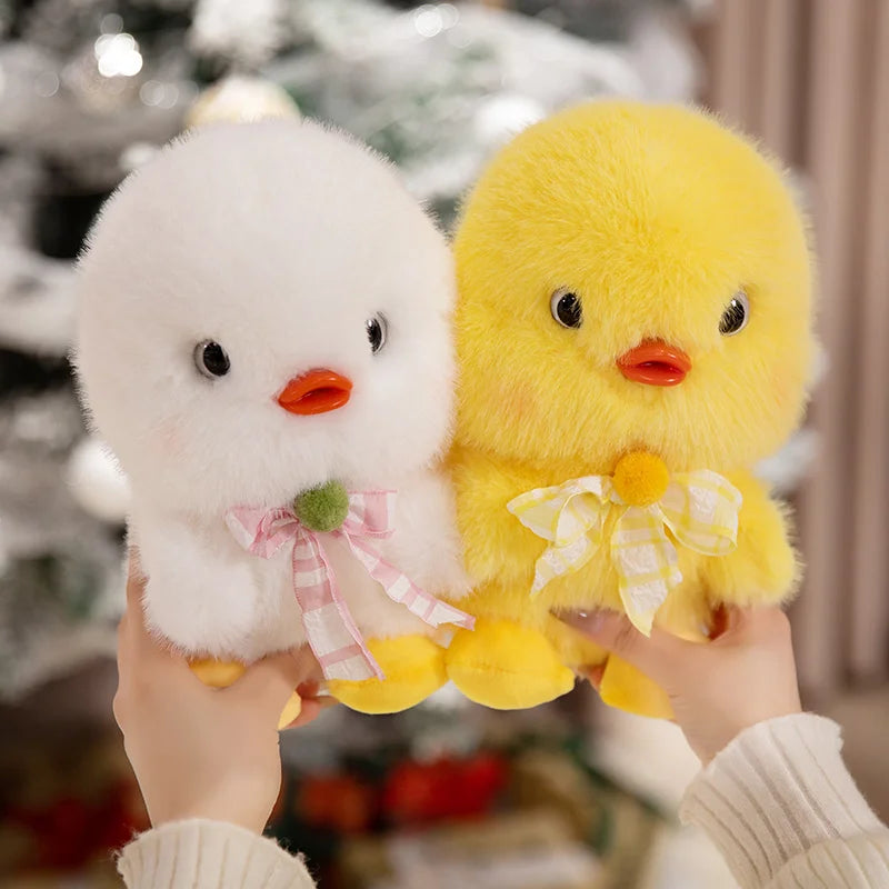 Cartoon Farm Animal Cute Duck Plush Toy Kawaii Plushies Yellow White Baby Duck Soft Doll Birthday Gift For Girl Boy