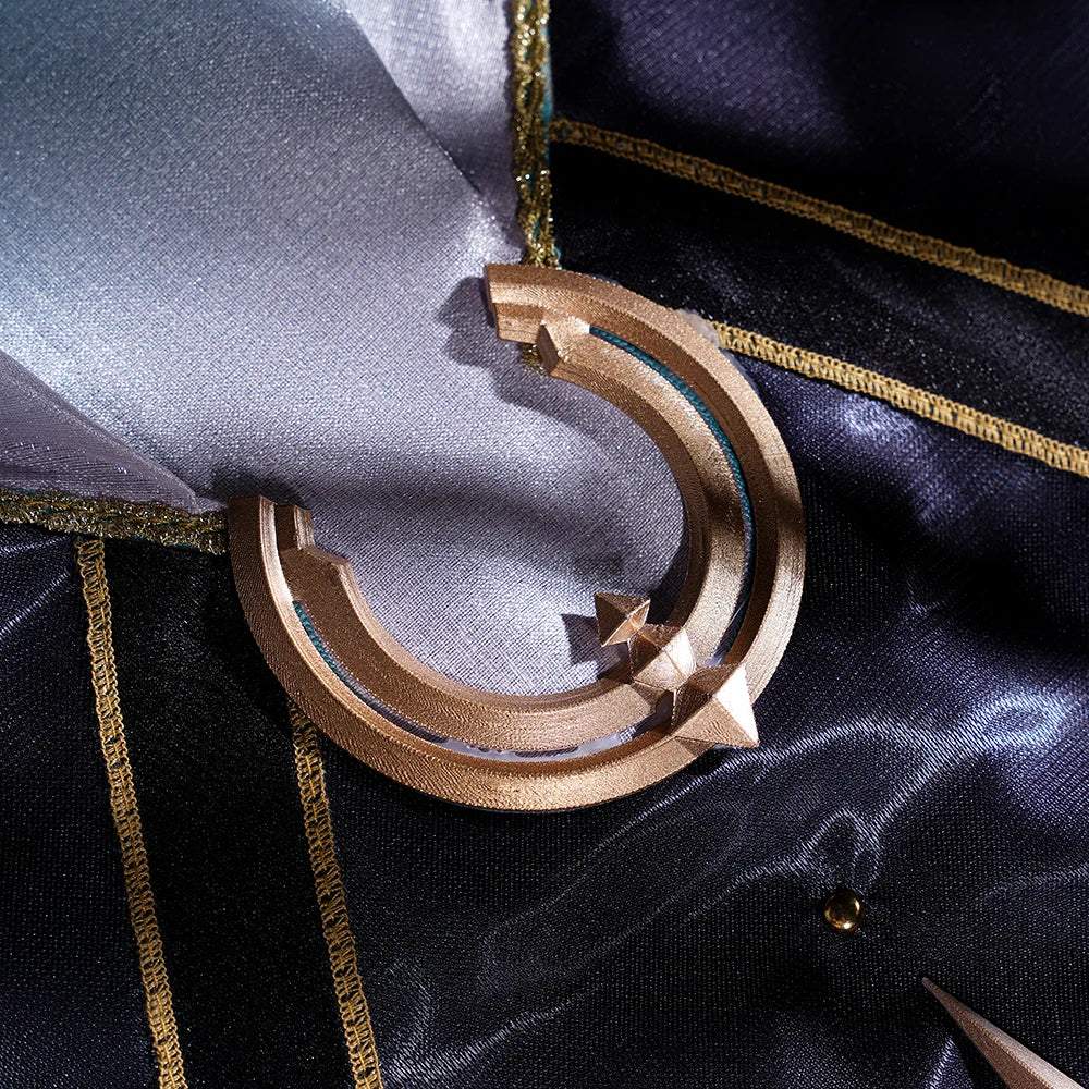 iCoser Honkai Star Rail Anaxa Cosplay Costume Wig Uniform Outfit Anaxagoras Grove of Epiphany Amphoreus Halloween for Women Men