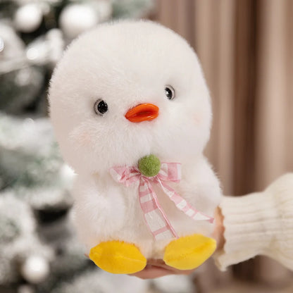 Cartoon Farm Animal Cute Duck Plush Toy Kawaii Plushies Yellow White Baby Duck Soft Doll Birthday Gift For Girl Boy