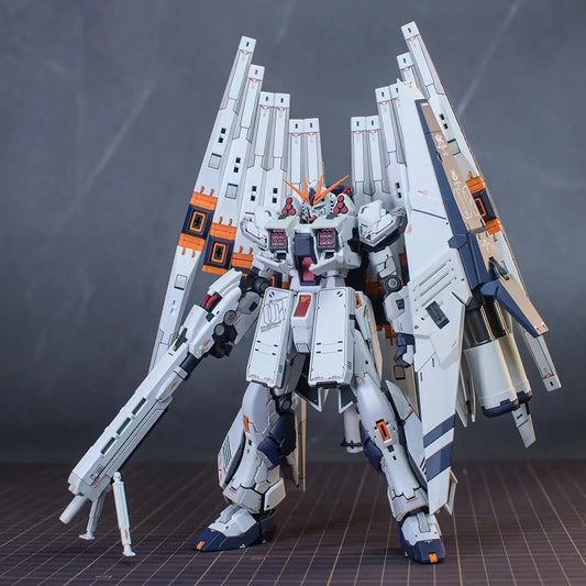 In Stock GAOGAO Model RX-93 V HWS RG 1/144 Double Funnel Assembly Model Kit Toy Action Figures Plastic Model Kit Gift