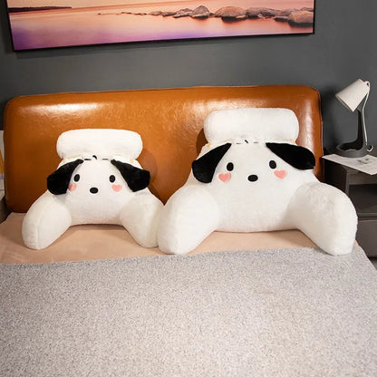 Sanrio Comfortable Back Cushion With Headrest Cinnamoroll My Melody Kuromi Cushion Lumbar Support Chair Sofa Bed Washable Gifts