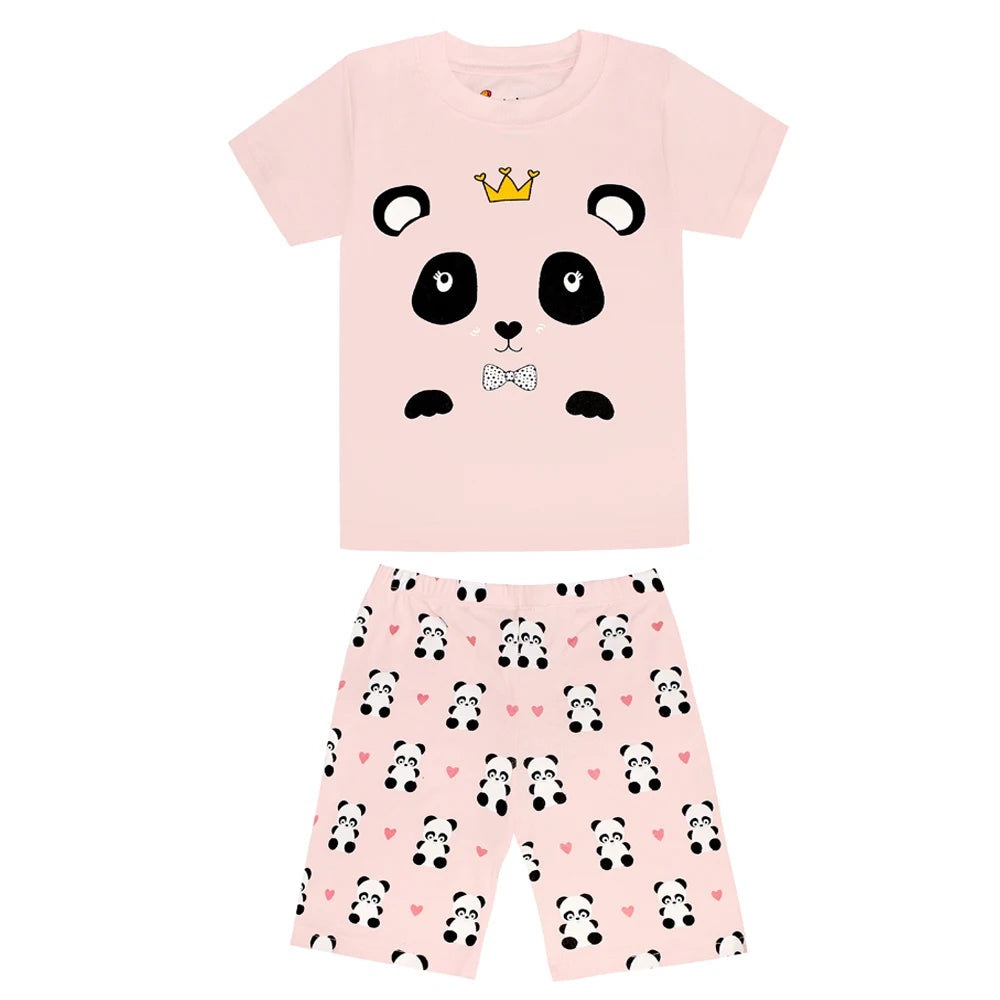 Girls Pajamas Sets 2 3 4 5 6 7 8 Years Short Kids Pijamas Set 100% Cotton 2024 Summer Toddler Baby Girl Pyjama Pink Unicorn Pjs