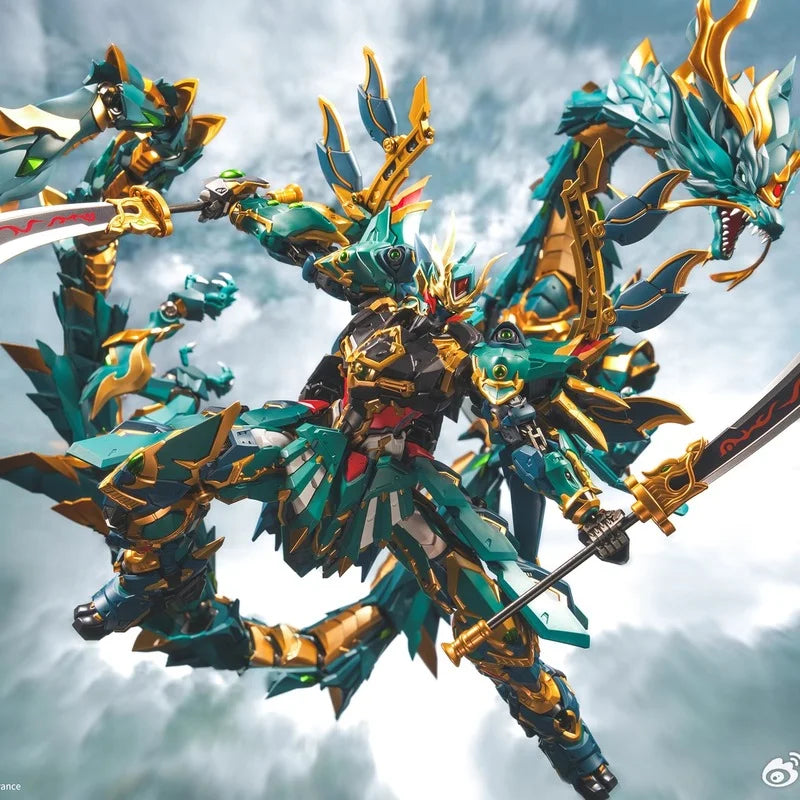 Limited Edition Zangdao Models Azure Dragon & Green Combat Version Articulated Four Symbols Mecha Collectible Toy Gift