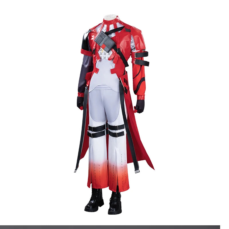 Scar Cosplay Costume Game Wuthering Waves Cosplay【S-2XL】DokiDoki-N Men Red Costume Scar Cosplay Plus Size