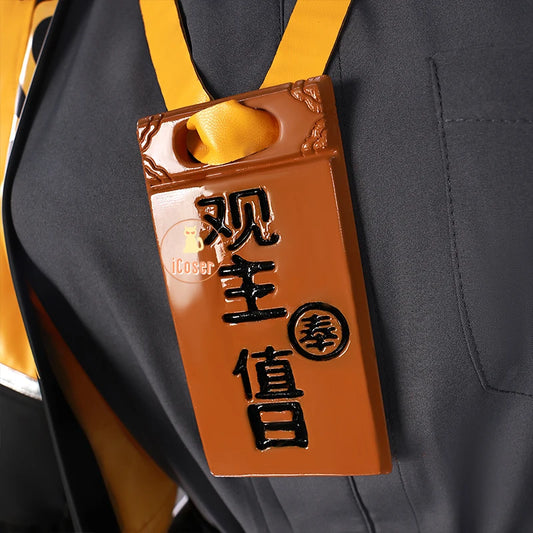 Zenless Zone Zero Ju Fufu Cosplay Costume Wig Uniform Jacket Shorts Pendant Yunkui Summit Halloween Party Women Girls Carnival