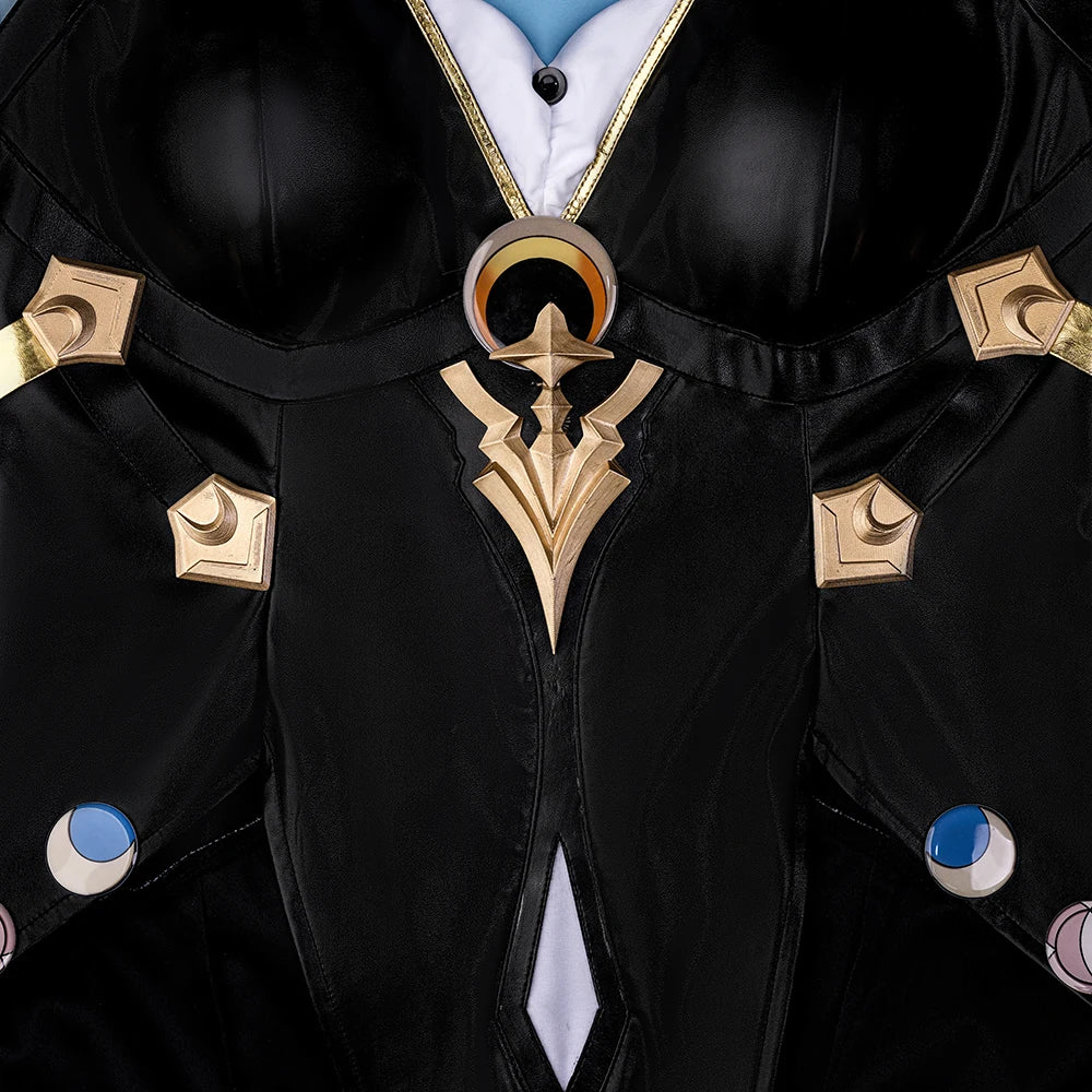 Honkai Star Rail Cipher Cosplay Costume Wig Uniform Jumpsuit Cifera Leggings Tail Props Halloween Party for Women Girls Carnival