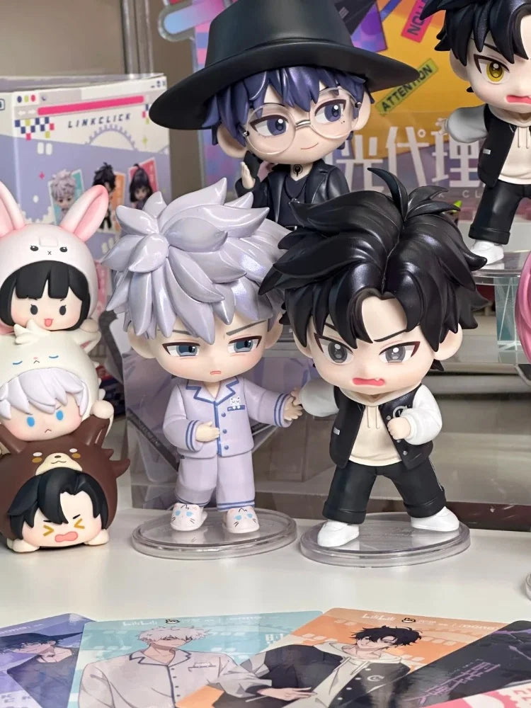 Link Click Season 2 Back In Time Series Cartoon Lu Guang Chen Xiaoshi Li Tianchen Li Tianxi Qiao Ling Figure Model Toy Kids Gift