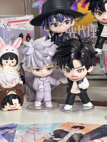 Link Click Season 2 Back In Time Series Cartoon Lu Guang Chen Xiaoshi Li Tianchen Li Tianxi Qiao Ling Figure Model Toy Kids Gift