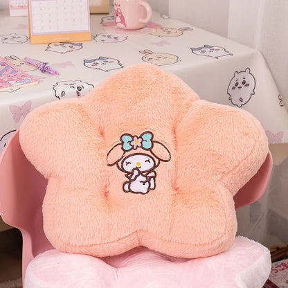 Sanrio Thickened Sitting Cushion Chair Floor My Melody Cinnamoroll Seat Cushion Cartoon Japanese Style Back Cushion Girl