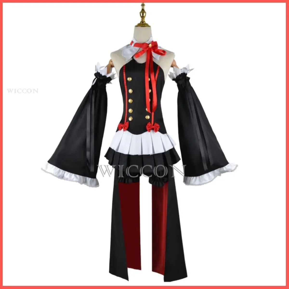 Seraph Of The End Krul Tepes Cosplay Costume Set Polyester